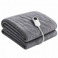 Warm Electric Blanket – 3 Heat Settings, Soft Flannel, 120W