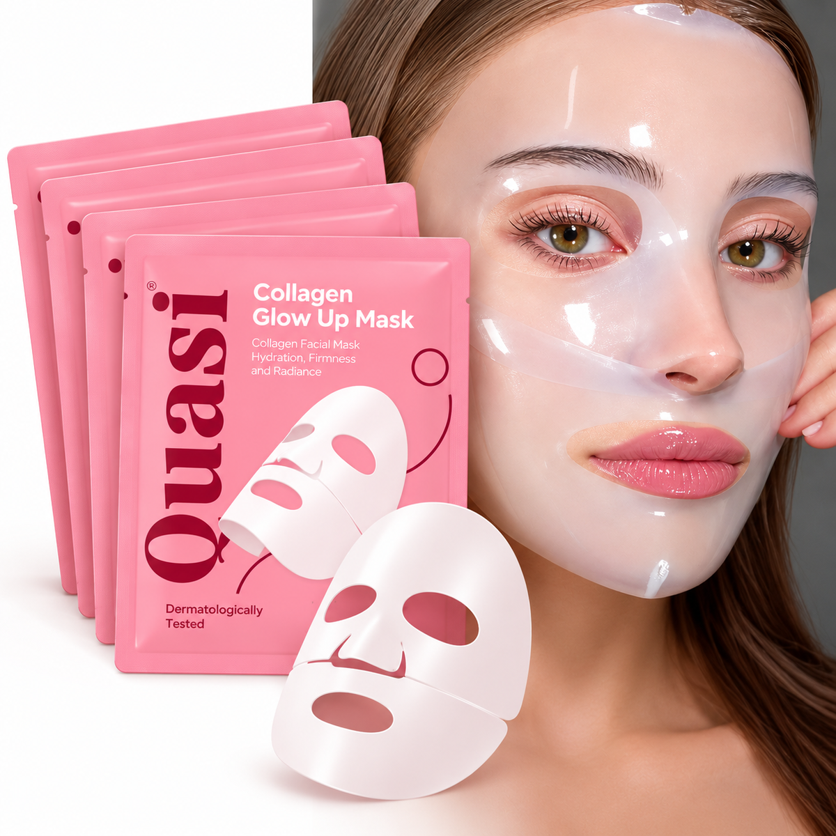 Collagen Hydrating Facial Mask – Soothing, Brightening & Intense Hydration